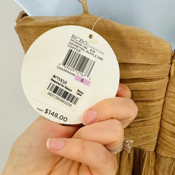 BCBGeneration Cocktail Dress Size‎ 6 NWT - Picture 4 of 9